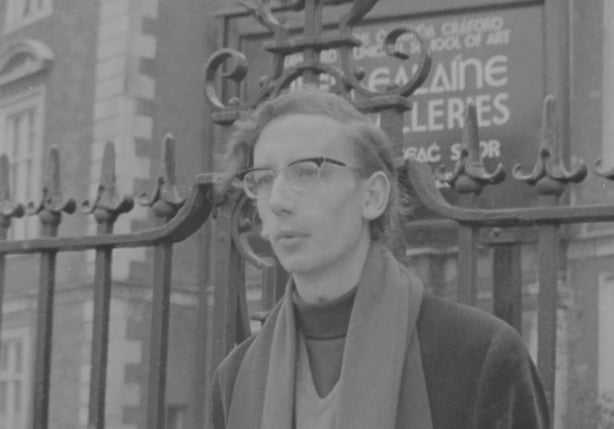 Richard A Perrot, student at Cork College of Art (1967)