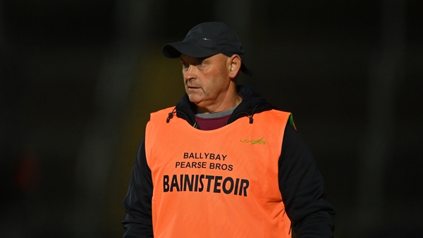 Ballybay joint manager Jerome Johnston during last Saturday's win over Crossmaglen