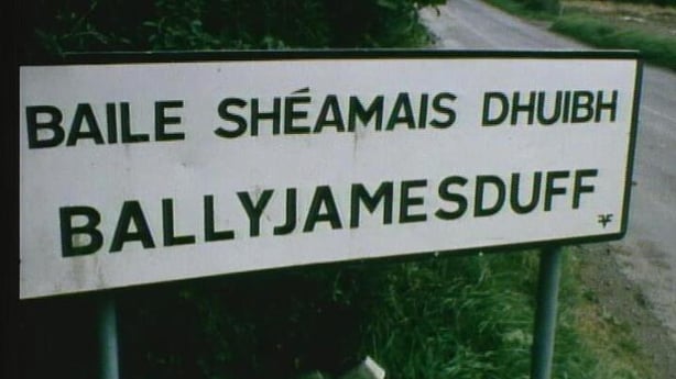 Road Sign at Ballyjamesduff, County Cavan (1977)
