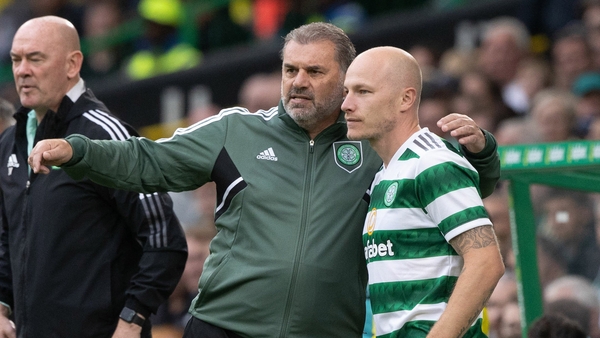 Aaron Mooy (r) is in the Australia squad for Qatar