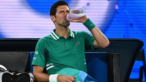 Novak Djokovic has teased fans that he drinks a 'magic potion' during matches