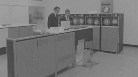 Honeywell 120 computer at at Shannon Airport in 1967.