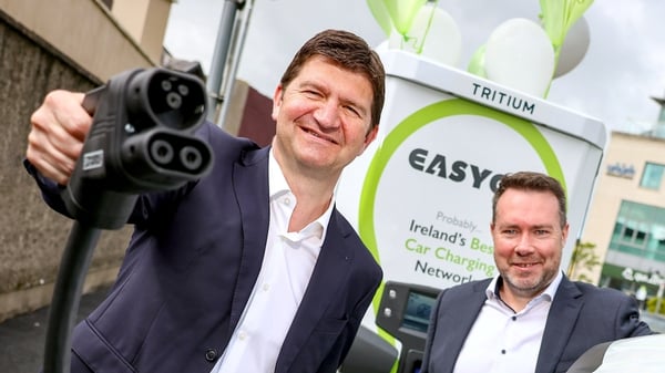 Oliver Loomes, CEO of eir and Chris Kelly, founder and technical director of EasyGo.