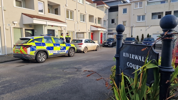 The woman was found in an apartment in Riverwalk Court just after 6pm