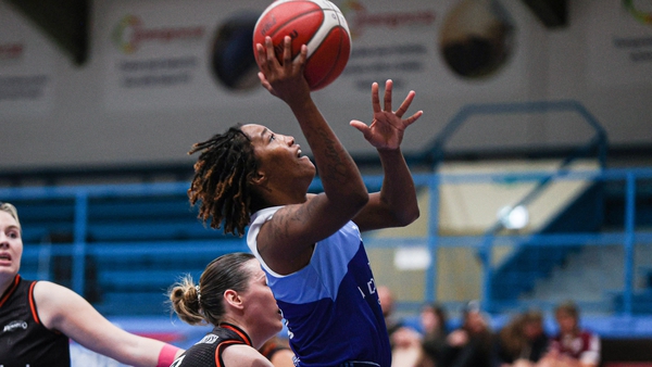 Glanmire's Brittany Byrd goes to the basket