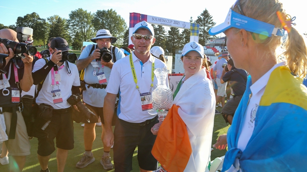 Leona Maguire was instrumental in Europe's 2021 Solheim Cup victory