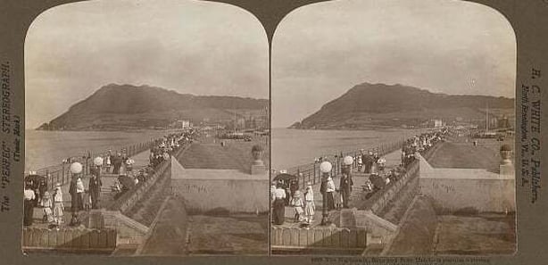 Views of Bray Head from the promenade Photo: Library of Congress Prints and Photographs Division Washington, D.C. 20540