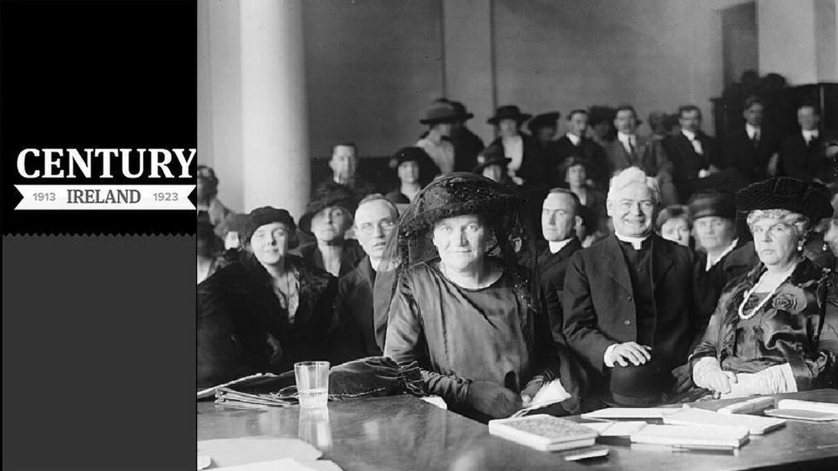 Century Ireland Issue 244 - Mary MacSwiney on the stand, 12 August 1920 Photo: Library of Congress Prints and Photographs Division Washington, D.C. 20540