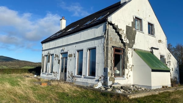A house in Donegal with defective building materials