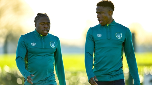 Stephen Kenny was non-committal when asked whether he felt Michael Obafemi and Chiedozie Ogbene could work as a pair up front