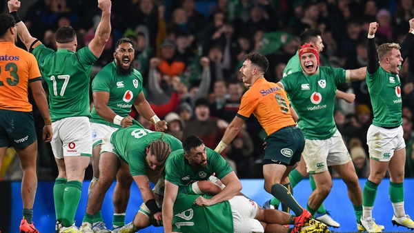 Ireland maintained their place at the top of the world rankings in November