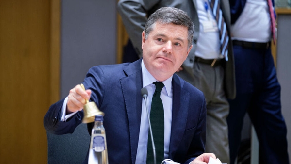 Paschal Donohoe said it has been a privilege to serve as President of the Eurogroup since July 2020 (file image)