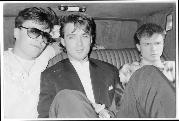 Martin Kemp on a US tour in the 1980s (Martin Kemp/PA)