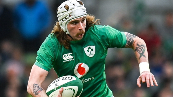 Mack Hansen suffered a thigh injury while on Ireland duty