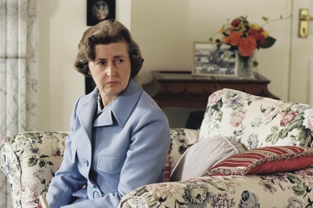 A colour photograph of Iris Kellett taken in the 1970s