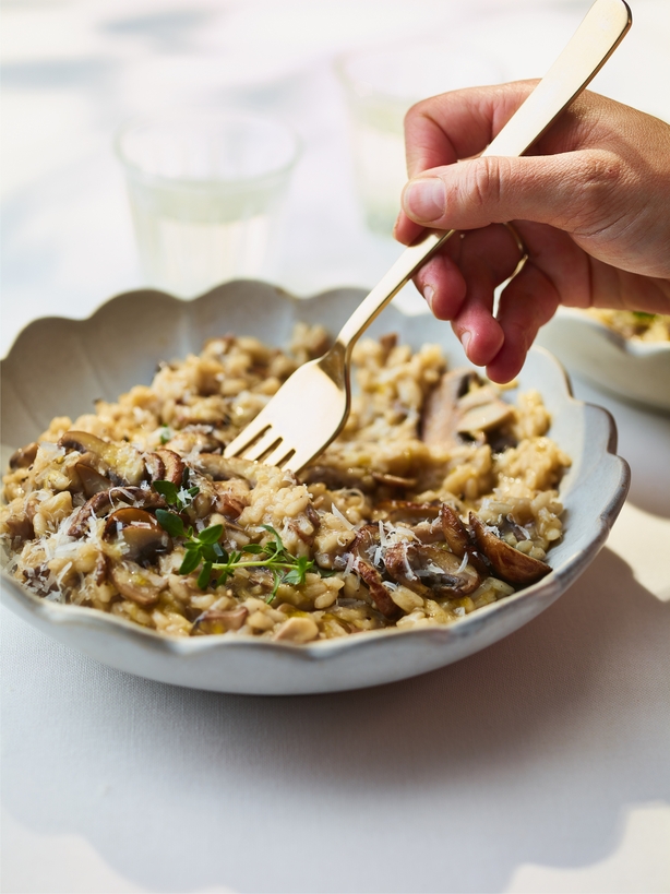Mushroom risotto
