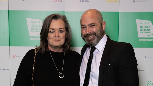 Authors Louise Kennedy & Donal Ryan, pictured at this year's An Post Irish Book Awards