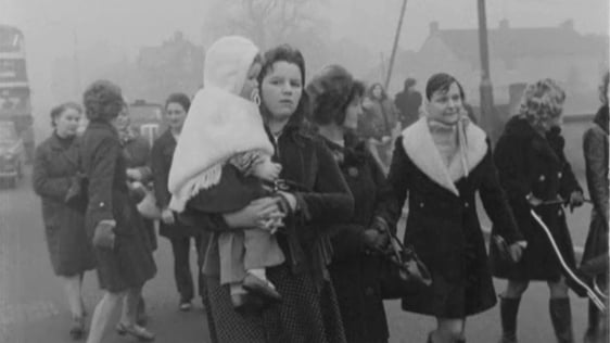 Women protest in Andersonstown, Belfast, 1973