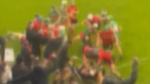 Violent scenes marred the game at Parnell Park earlier this month