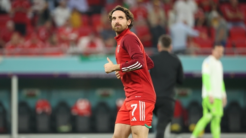 Joe Allen missed Monday's draw against USA which was Wales' first World Cup match in 64 years