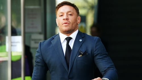 Conor McGregor did not attend Blanchardstown District Court today due to illness (File pic)