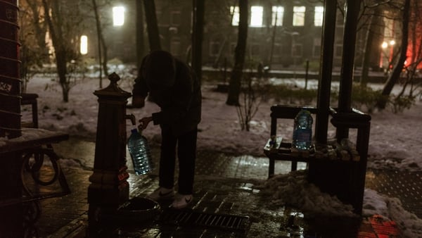 As many as 60% of residents are without power in the Ukrainian capital Kyiv