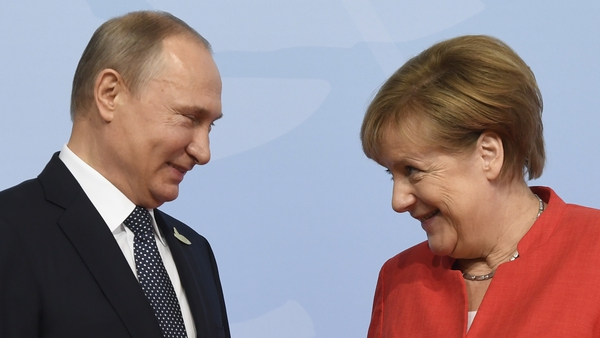 Mrs Merkel said: 'For Putin, only power counts.'