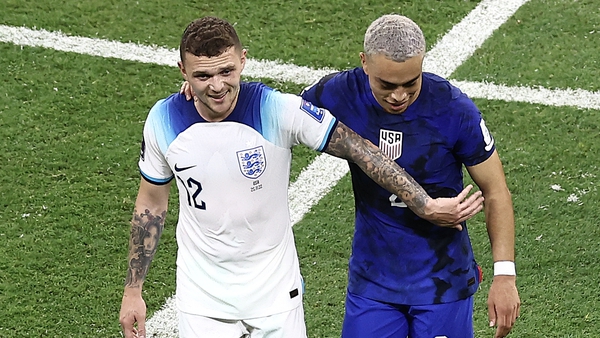 Kieran Trippier (L) emphasised the commitment of himself and his team-mates