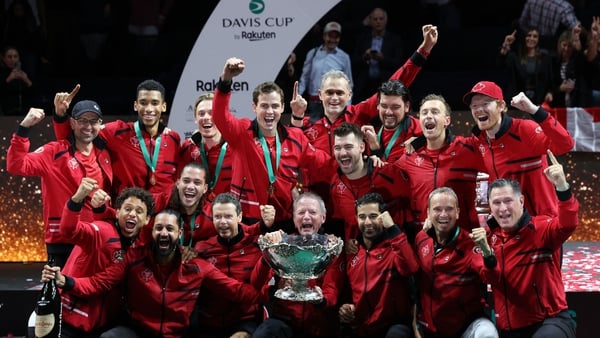 Canada's victorious Davis Cup side