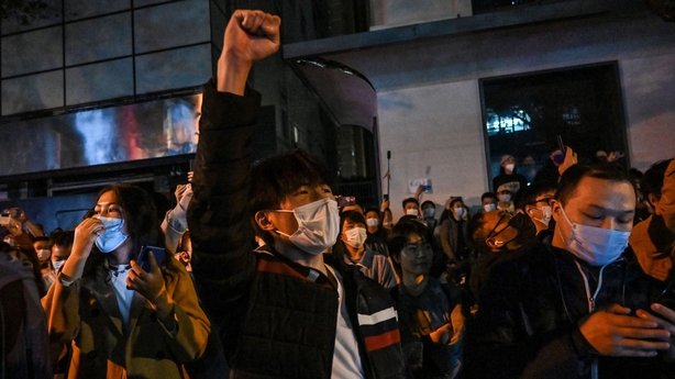 Covid protests in China this week