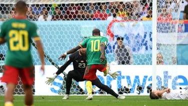 World Cup 2022: Vincent Aboubakar's deft finish brings Cameroon back into it