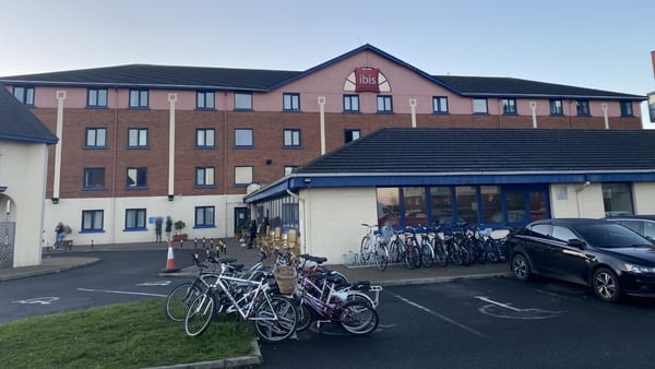More than 200 refugees, including families with children, had been living in the Ibis hotel