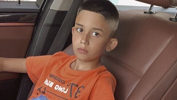 Nine-year-old Alejandro is being treated in hospital for his injuries