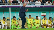 Carlos Queiroz watches on during their final game at the World Cup