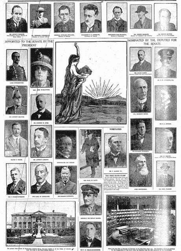 Executive Council and New Senate Photo: Freeman's Journal, 7 December 1922
