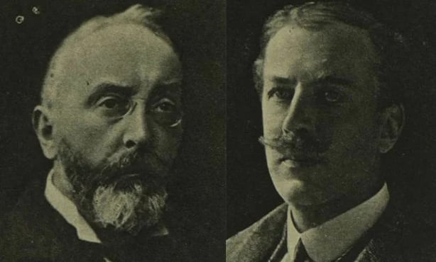 L-R The new Governor Generals of Ireland, Mr. Timothy Healy KC, and James Hamilton (Lord Abercorn) Photo: Illustrated London News, 9 December 1922