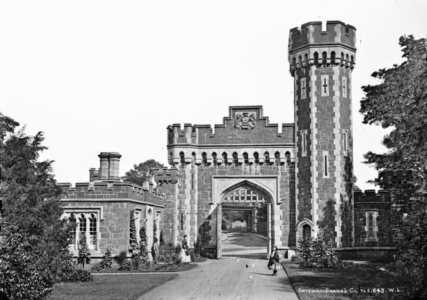 The gothic gateway of Shane's Castle, Lough Neagh, Co. Antrim