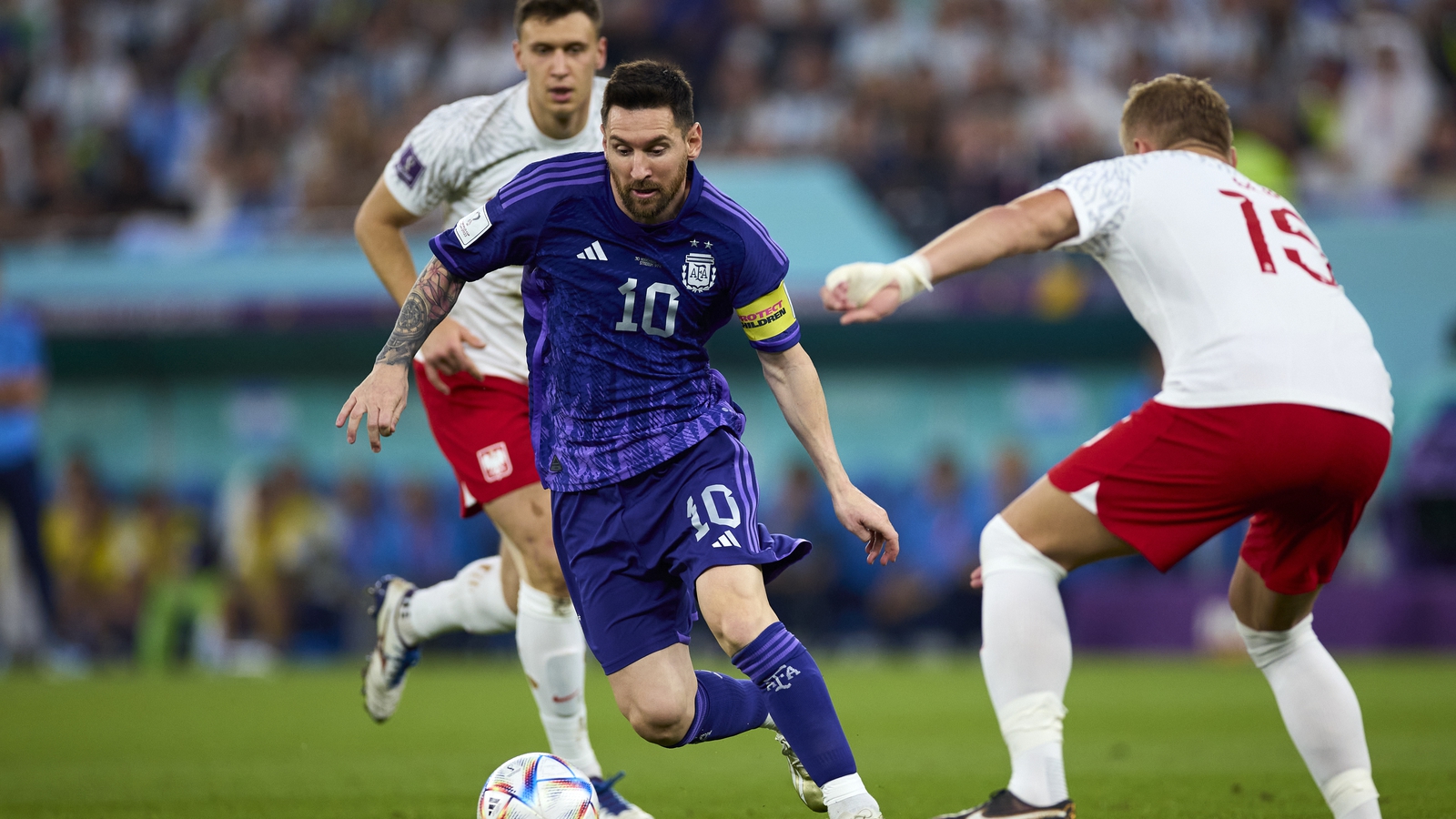 Messi's Argentina advance as Poland squeak through