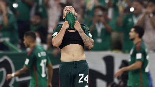 Mexico's Luis Chavez can't hide his frustration