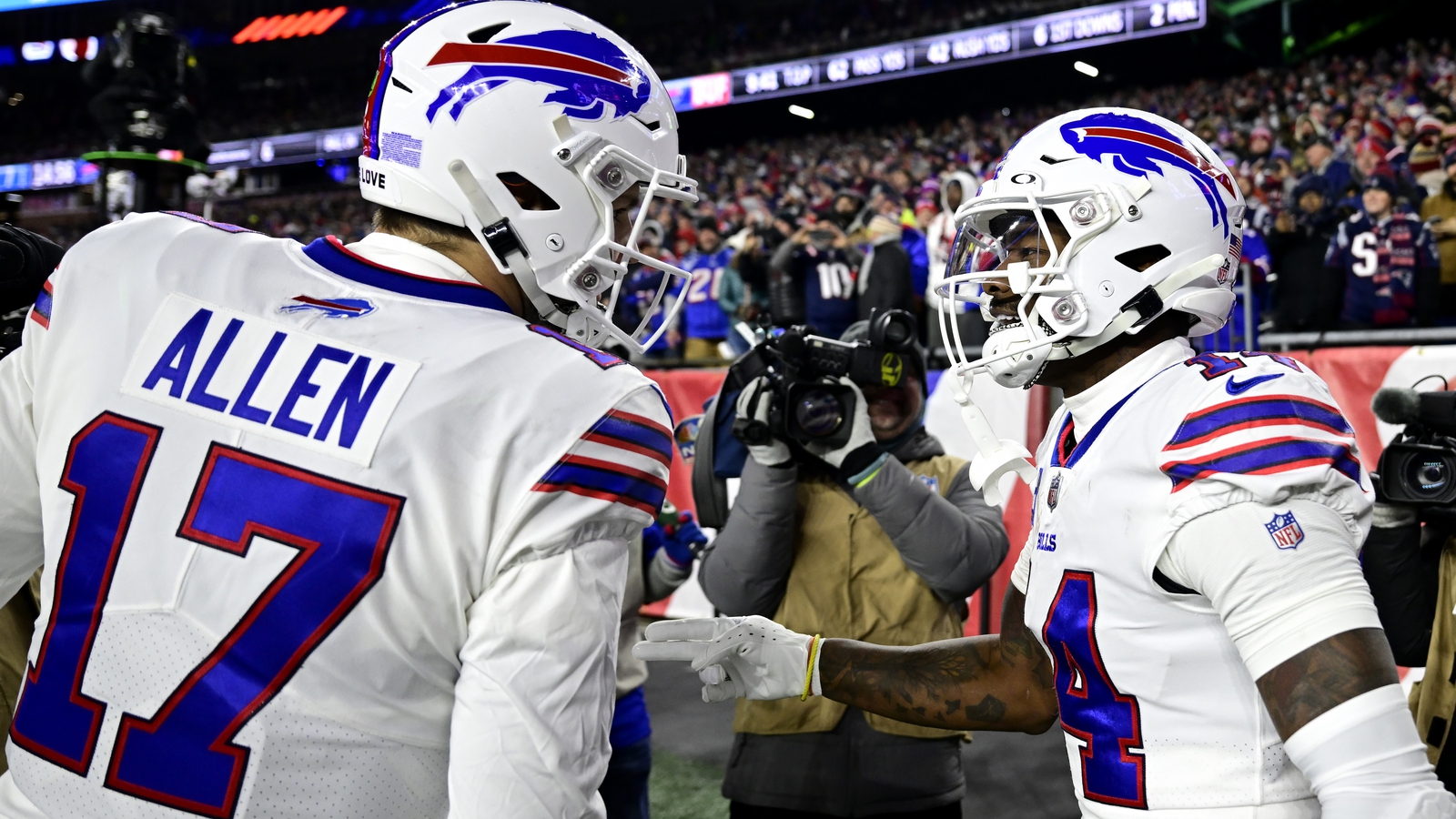 Josh Allen throws for 2 TDs, Bills beat Patriots 24-10