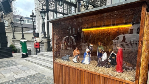 The Christmas crib at the Mansion House