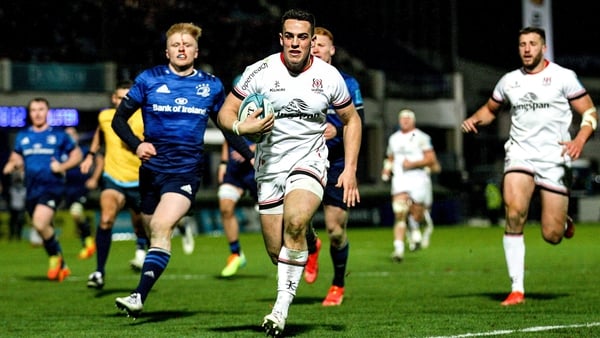 James Hume's late try sealed Ulster's 20-10 win at the RDS last year