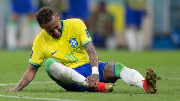 Neymar is nursing an ankle injury