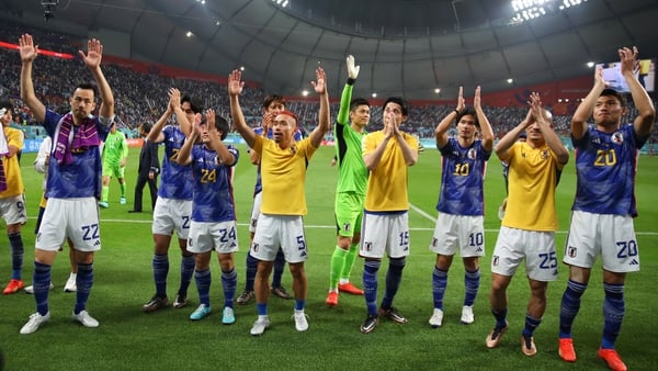 Japan beat Germany and Spain to top Group E