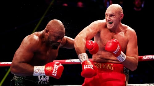 Unbeaten WBC champion Tyson Fury dominated the 10 rounds in London before the fight was stopped