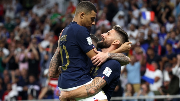 Kylian Mbappe scored two and made the other as France move on to the quarter-finals