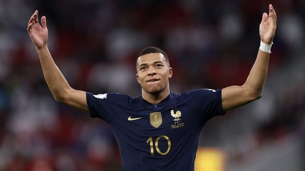 Kylian Mbappe has scored five times in four games
