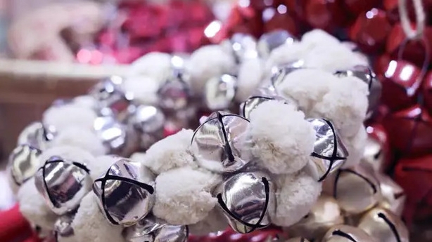 With Solomon's tips, you could make your own bauble wreath (Alamy/PA)