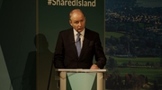 It was Micheál Martin's last engagement with Shared Island as Taoiseach (file pic)