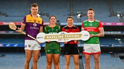 Wexford hurler Jack O'Connor, Meath footballer Sinead Ennis, Down camogie player Niamh Mallon and Mayo footballer Cillian O'Connor helped launch the new service in Croke Park